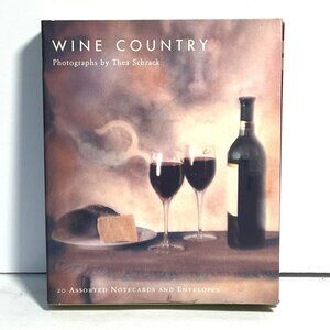 Wine Country Notecards Envelopes Set By Thea Schrack READ DETAILS